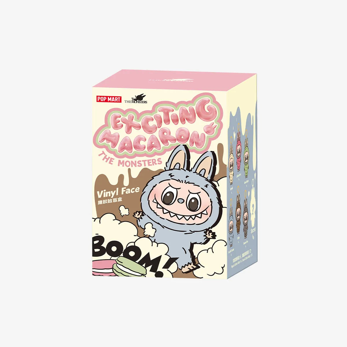 Pop Mart LABUBU THE MONSTERS - Exciting Macaron Vynil Face Blind Box Original Soft Tag
