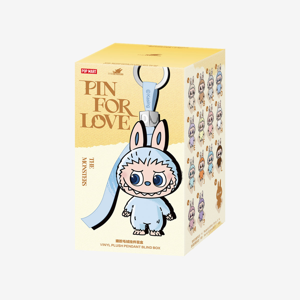 Pop Mart LABUBU THE MONSTERS - Pin for Love Series-Vinyl Plush Pendant Blind Box (A-M)