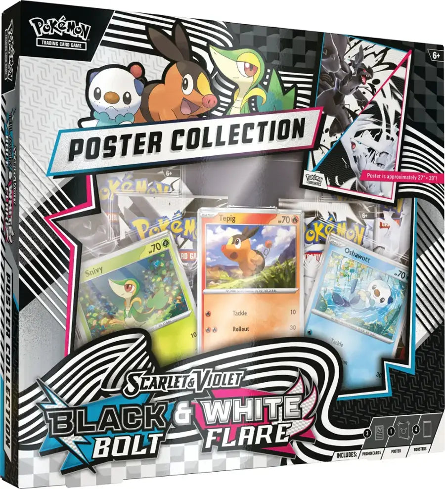 Pokemon TCG: Scarlet & Violet Black and White Poster Collection