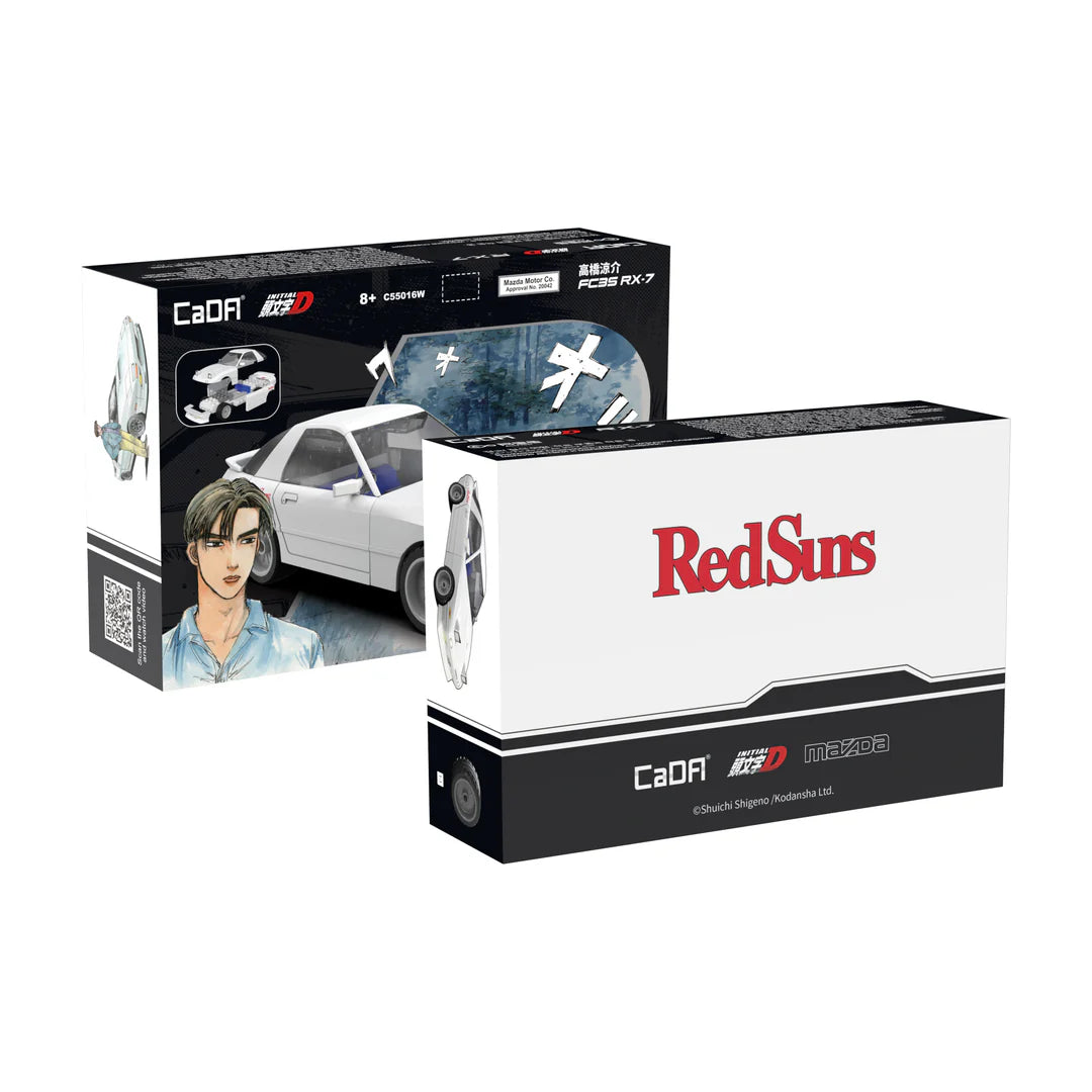 CaDA Initial D Ryosuke Takahashi RX-7-FC3S Building Blocks Set Asia Exclusive