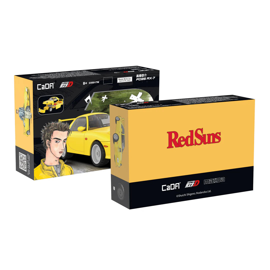 CaDA Initial D Keisuke Takahashi RX-7 FD3S Building Blocks Set Asia Exclusive