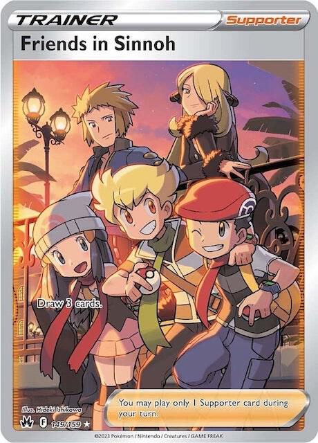 Friends in Sinnoh (Full Art) - SWSH: Crown Zenith (CRZ)