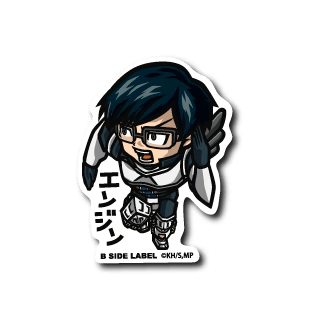 My Hero Academia Tenya Iida B-Side Label Sticker Japan Exclusive