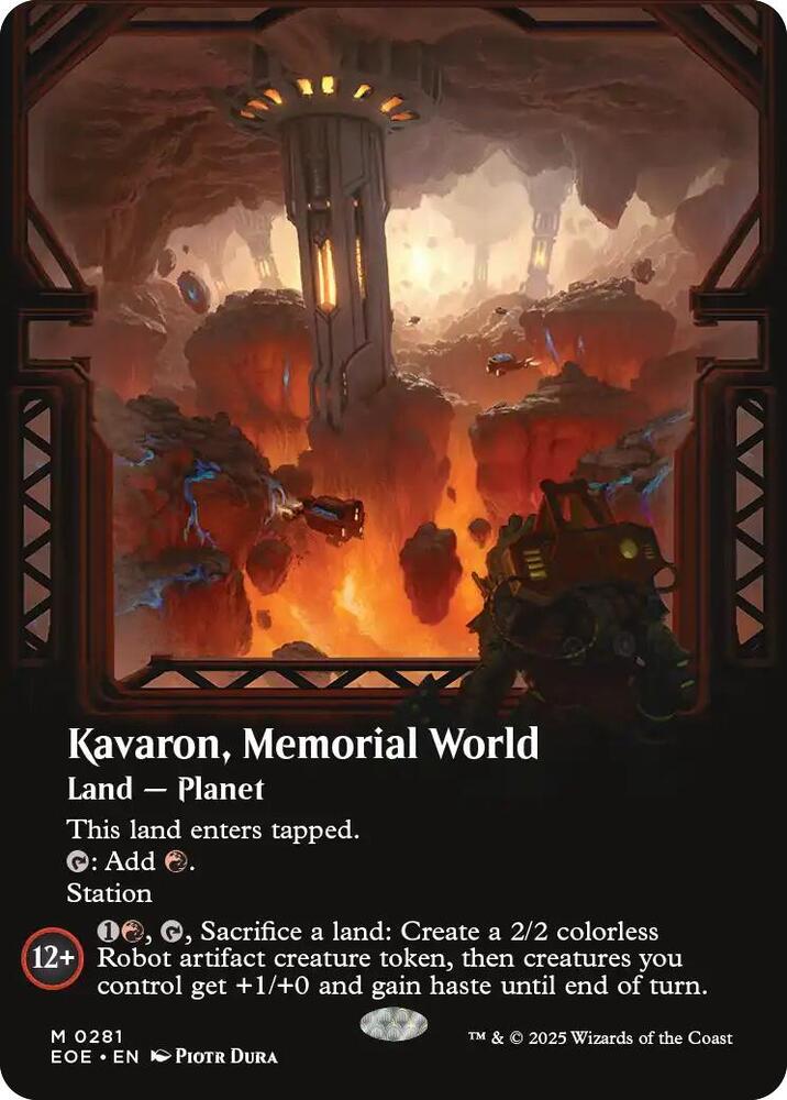 Kavaron, Memorial World (Borderless) - Edge of Eternities (EOE)