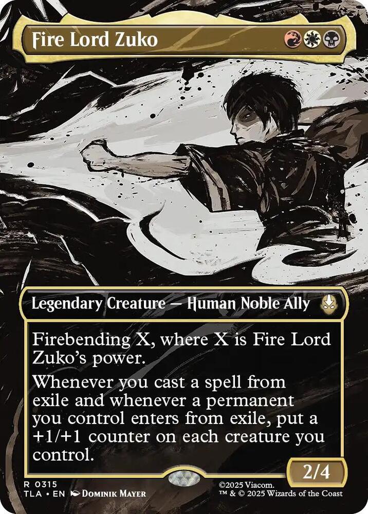 Fire Lord Zuko (Borderless) - Avatar: The Last Airbender (TLA)