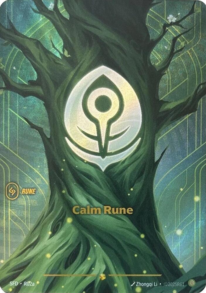 Calm Rune (Alternate Art) - Spiritforged (SFD)