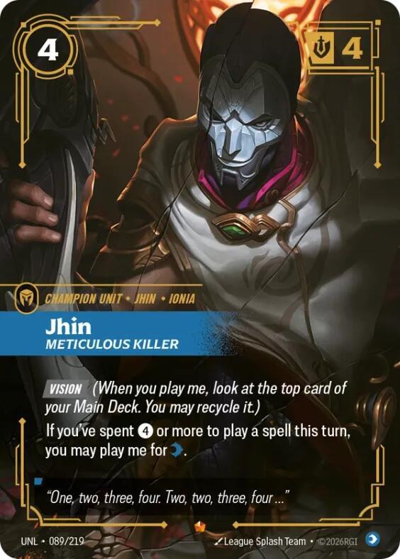 Jhin - Meticulous Killer - Unleashed (UNL)