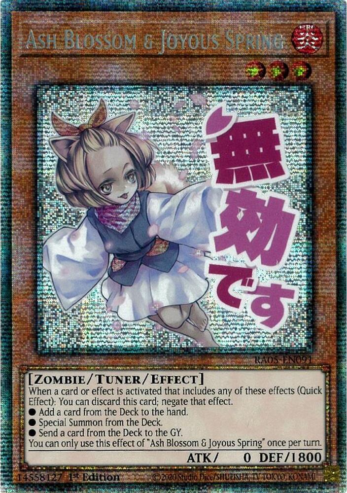 Ash Blossom & Joyous Spring (Starlight Rare) - Rarity Collection 5 (RA05)