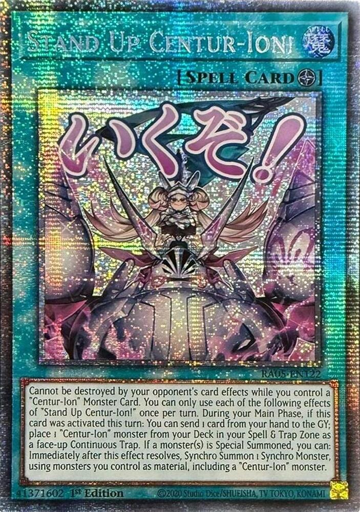 Stand Up Centur-Ion! (Starlight Rare) - Rarity Collection 5 (RA05)