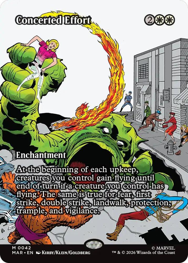 Concerted Effort (Borderless) - Marvel Universe Eternal-Legal (MAR)
