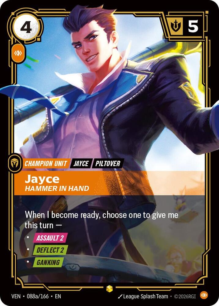 Jayce - Hammer in Hand (Alternate Art) - Vendetta (VEN)