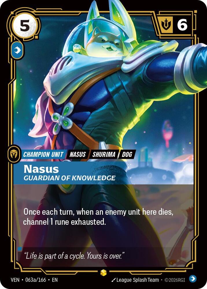 Nasus - Guardian of Knowledge (Alternate Art) - Vendetta (VEN)