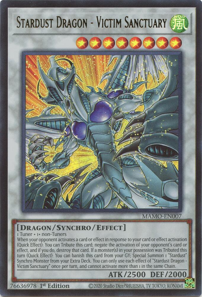 Stardust Dragon - Victim Sanctuary - Magnificent Monsters (MAMO)
