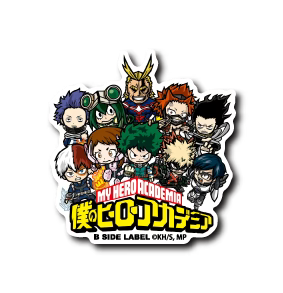 My Hero Academia Gathering B-Side Label Sticker Japan Exclusive