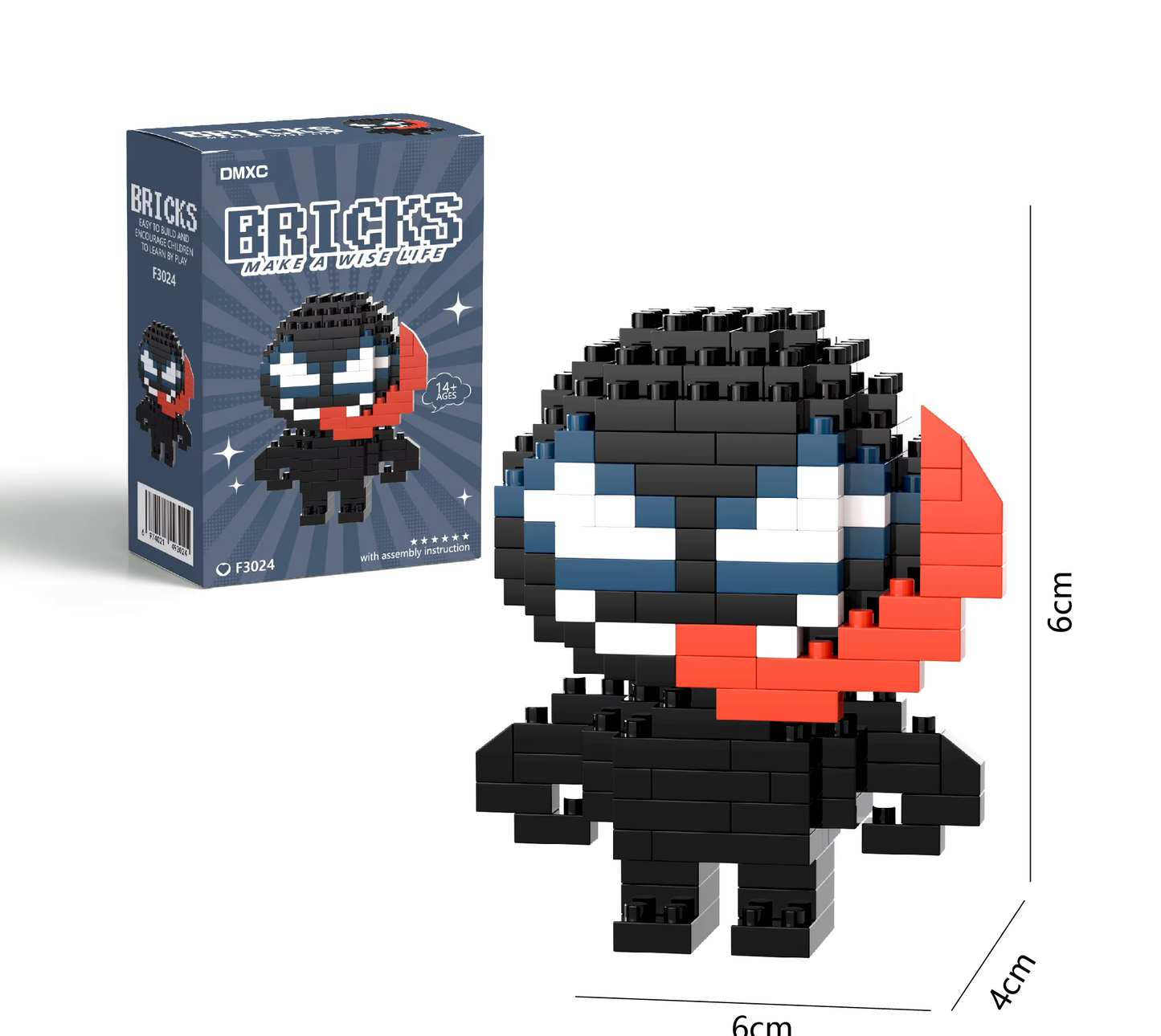 Marvel Venom Bricks Make a Wise Life Asia Exclusive