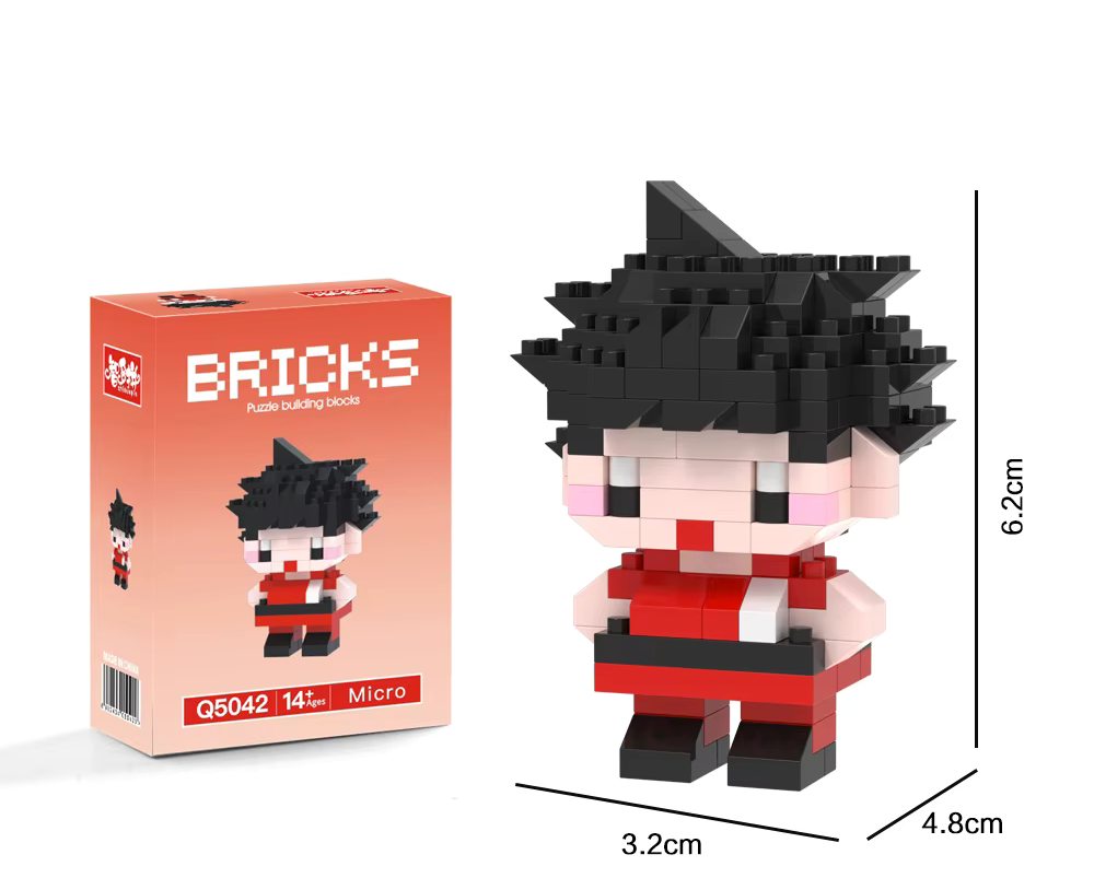 Dragonball Z Goku Bricks Make a Wise Life Asia Exclusive