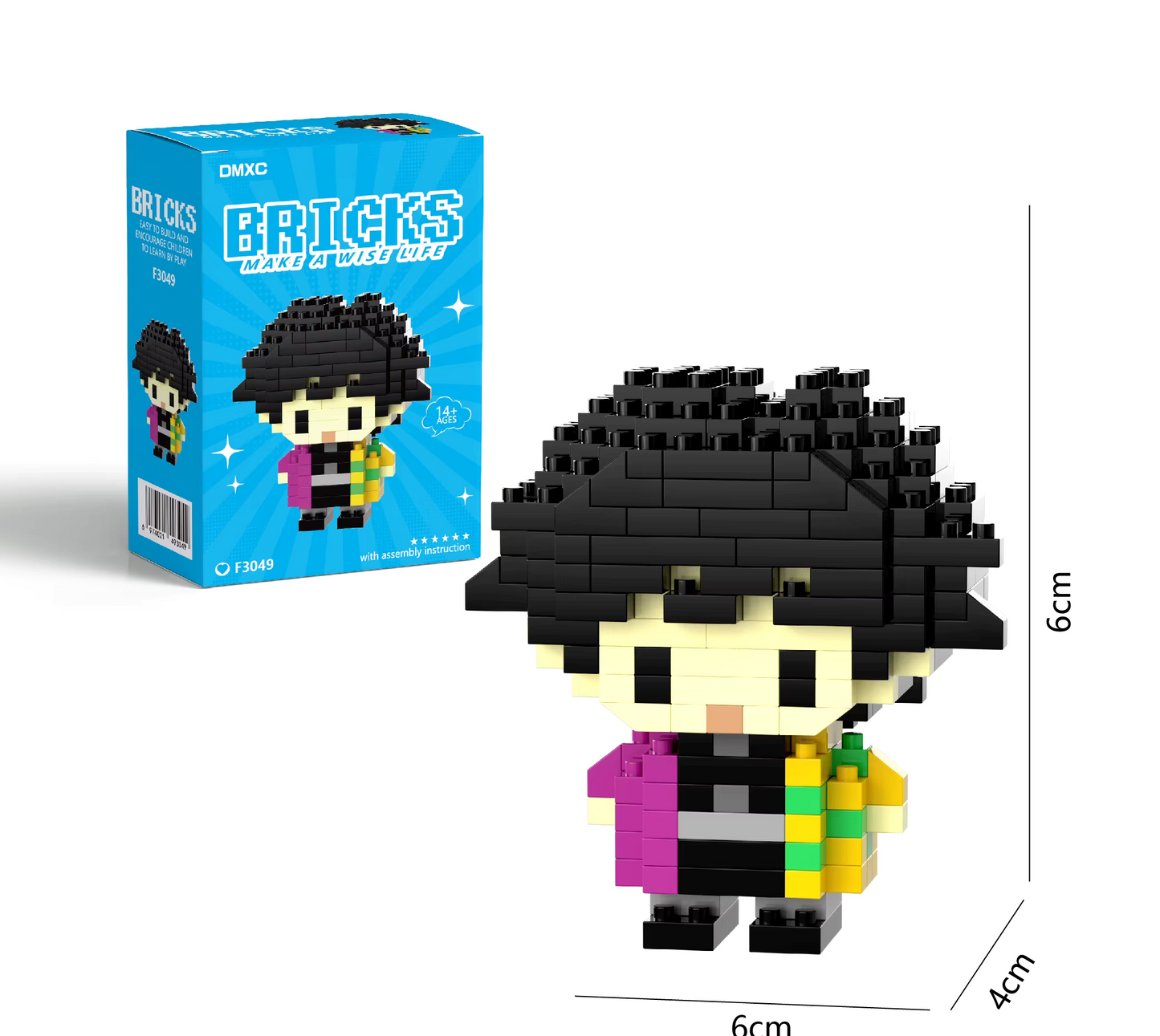 Demon Slayer Giyu Tomioka Bricks Make a Wise Life Life Asia Exclusive