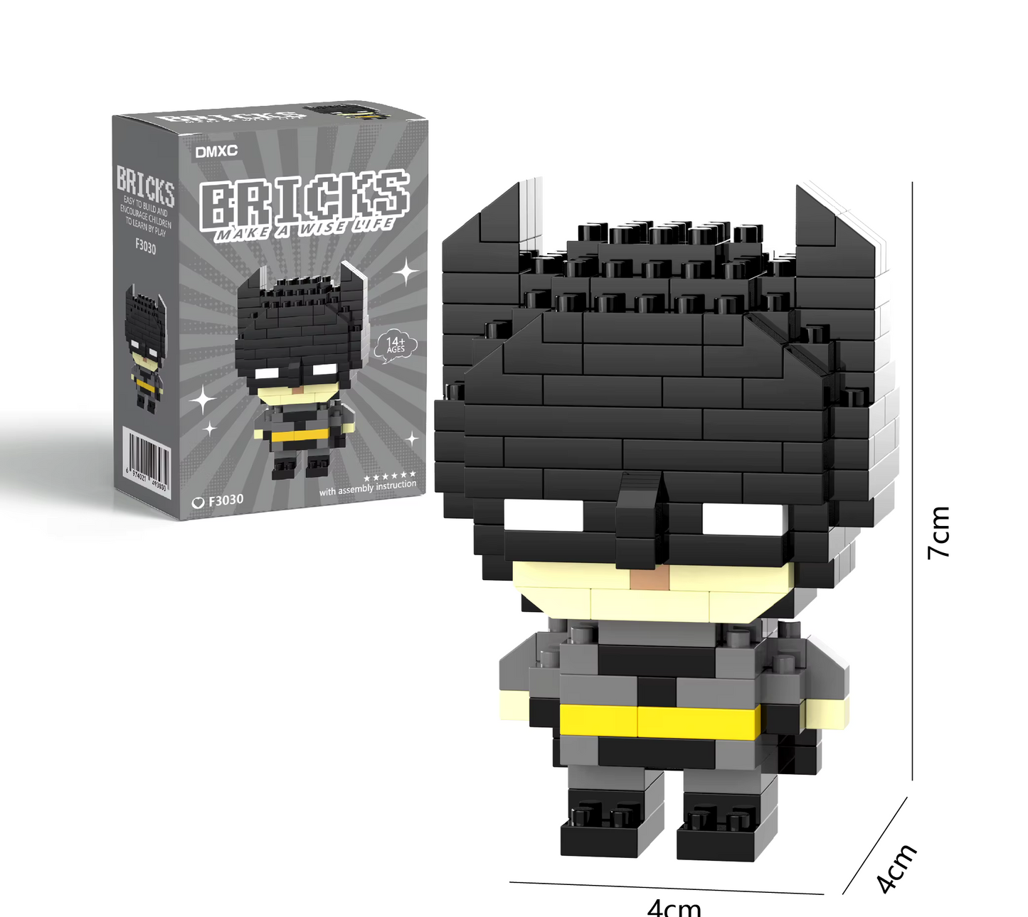 DC Comics Batman Bricks Make a Wise Life Asia Exclusive