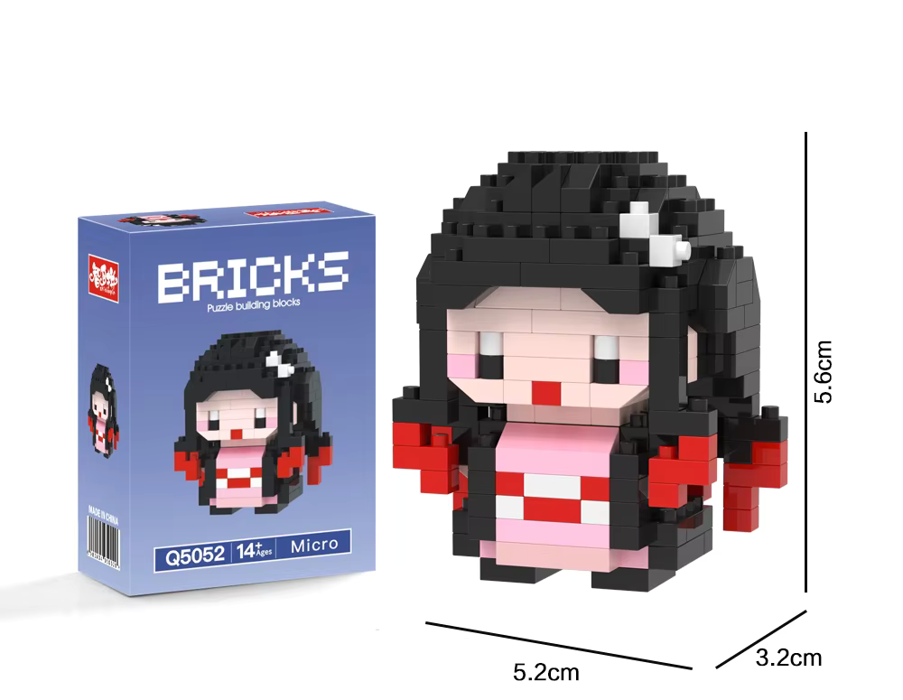 Demon Slayer Nezuko Kamado Bricks Make a Wise Life Asia Exclusive