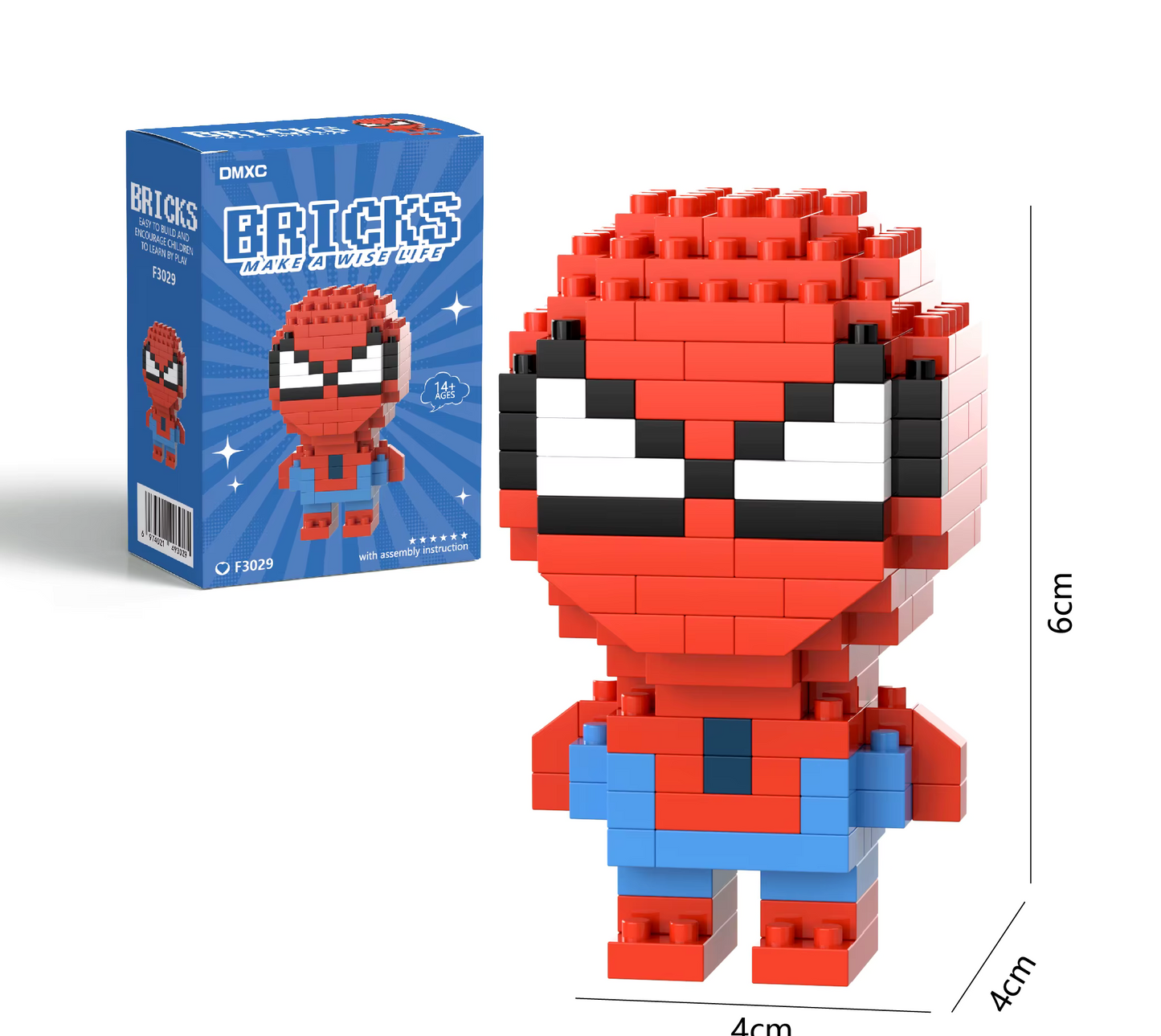 Marvel Spiderman Bricks Make a Wise Life Asia Exclusive