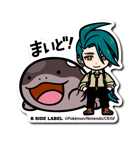Pokemon Rika & Paldean Clodsire B-Side Label Sticker Japan Exclusive