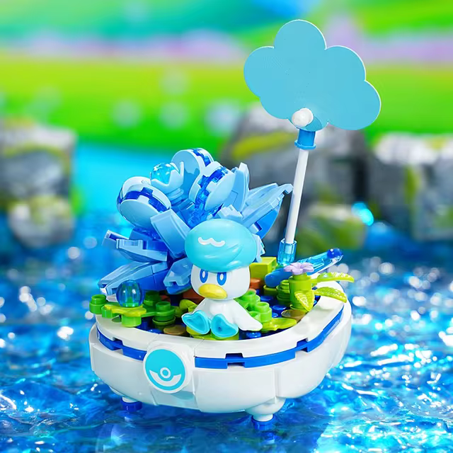 Keeppley Pokémon Quaxly Bonsai Building Blocks Set