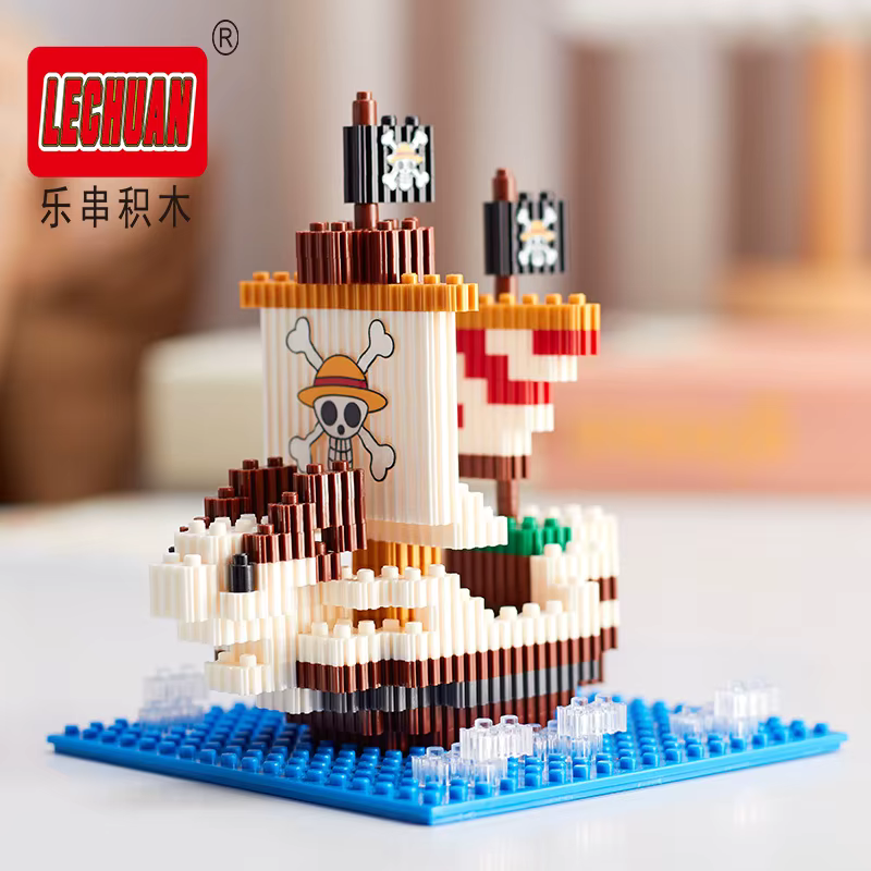 Lechuan/Linkgo One Piece Going Merry Micro Building Blocks Set Asia Exclusive