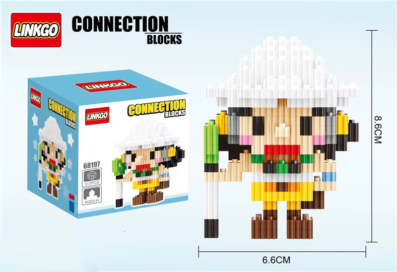 Lechuan/Linkgo One Piece Usopp Micro Building Blocks Set Asia Exclusive