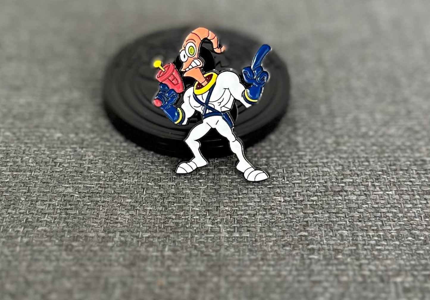 Earthworm Jim Jim Collectible Pin Asia Exclusive