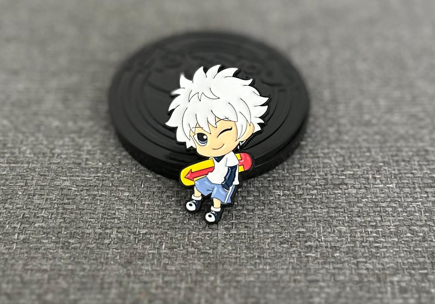 Hunter x Hunter Chibi Killua with Skateboard Collectible Pin Asia Exclusive