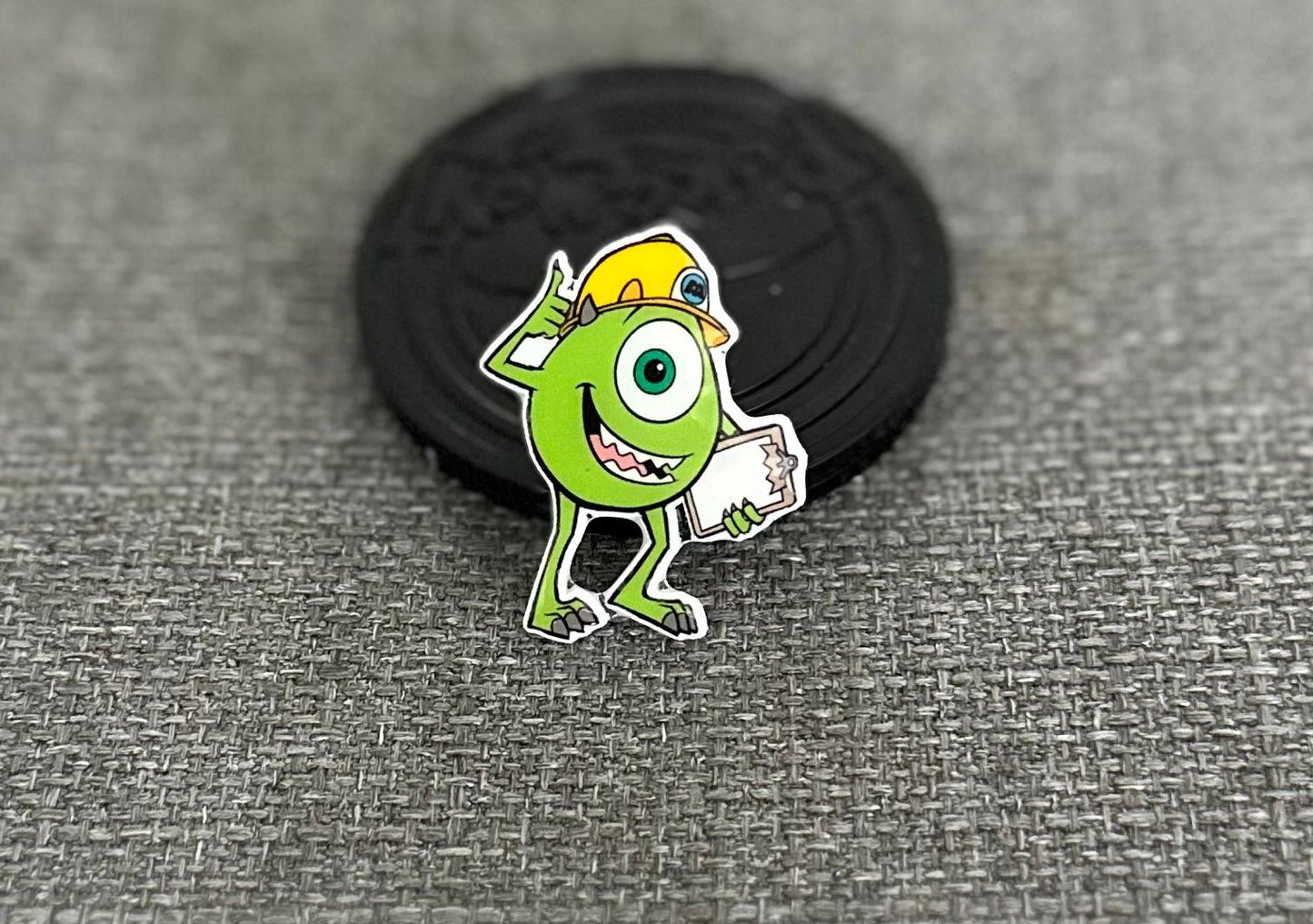 Disney Monsters Inc Mike Wazowski Collectible Pin Plastic Asia Exclusive