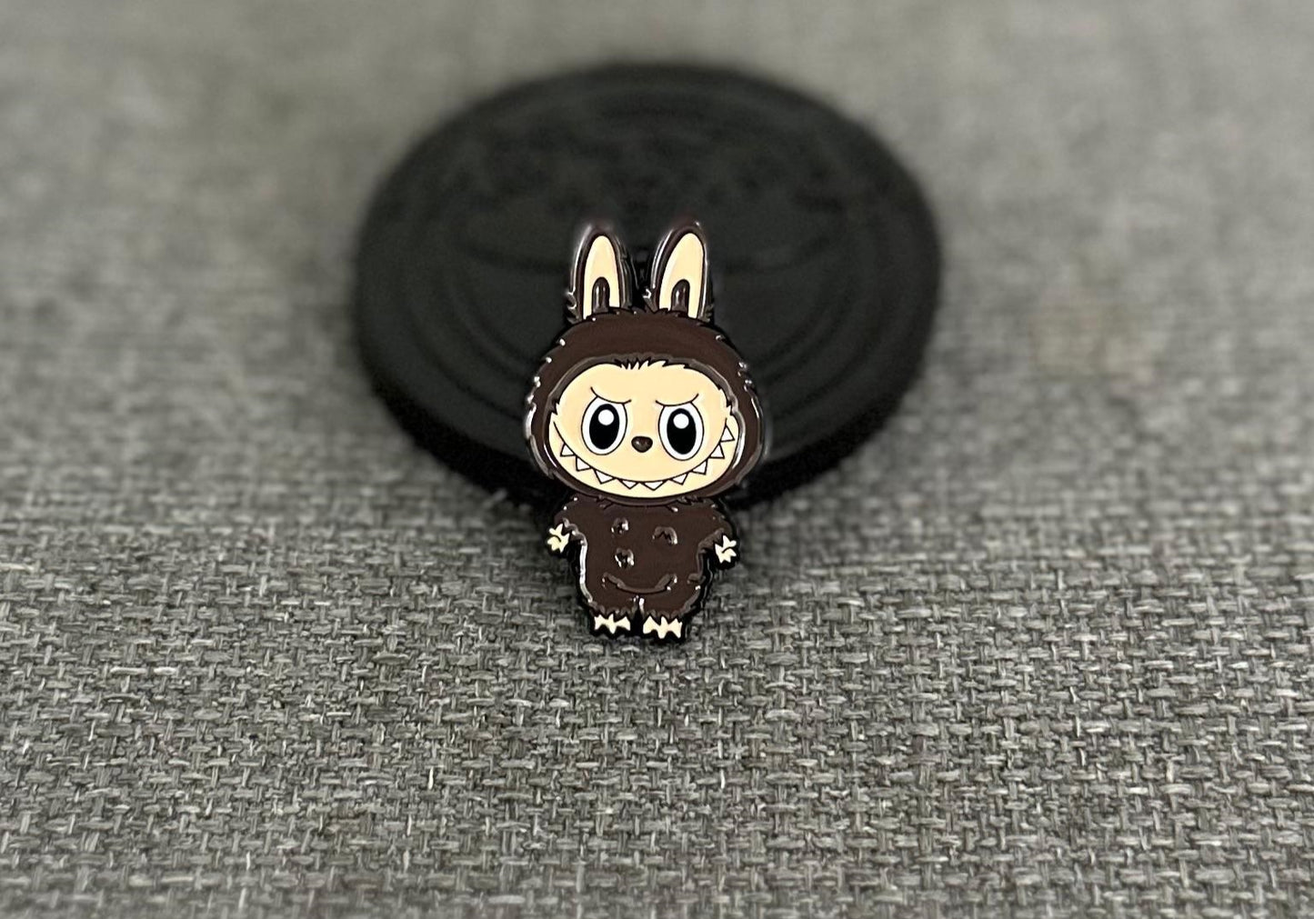Labubu Brown Labubu Collectible Pin Asia Exclusive