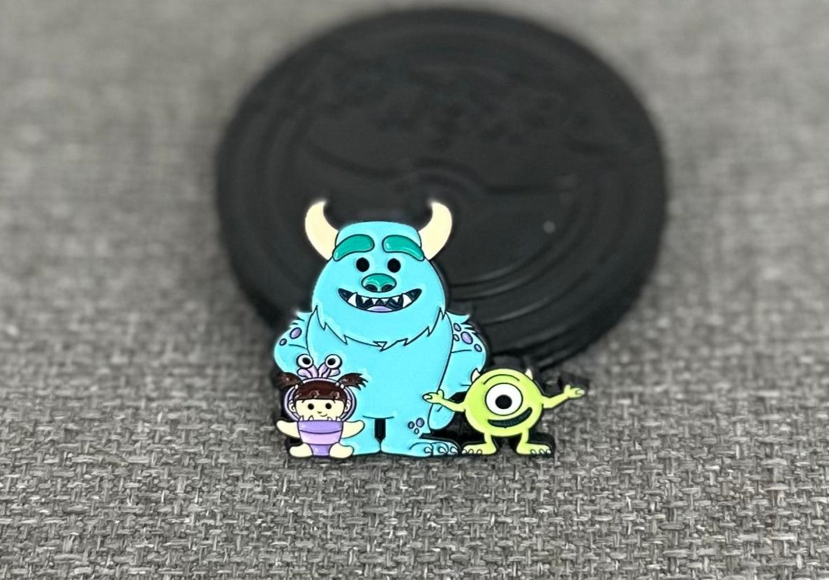 Disney Monsters Inc Mike & Sulley & Boo Collectible Pin Asia Exclusive