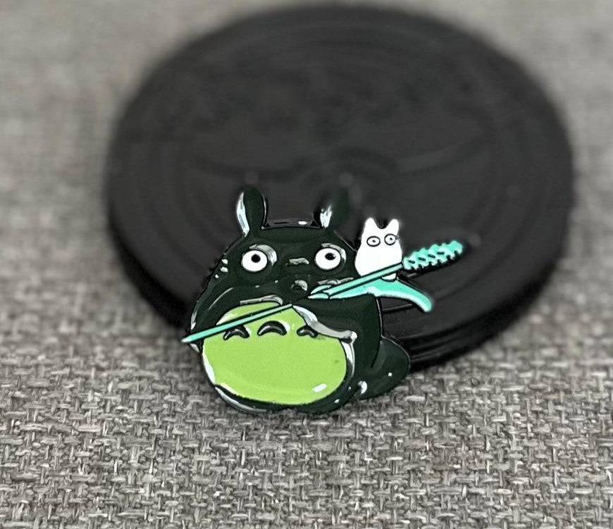 Studio Ghibli My Neighbor Totoro Totoro & The White Totoro Collectible Pin Asia Exclusive