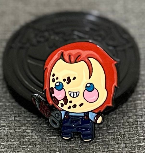 Child's Play Chucky With Scissors Collectible Pin Asia Exclusive