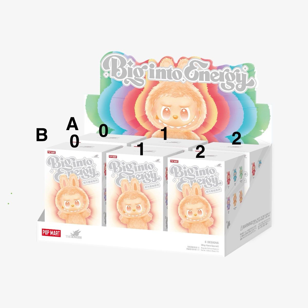 Pop Mart LABUBU THE MONSTERS - Big into Energy Series-Vinyl Plush Pendant Blind Box