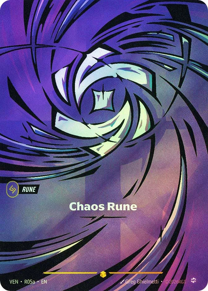 Chaos Rune (R05a) - Vendetta (VEN)