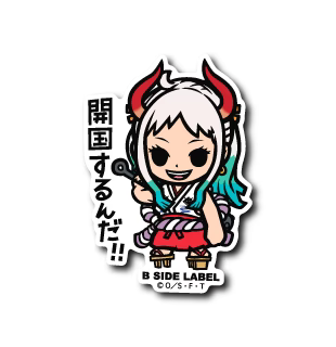 One Piece Yamato B-Side Label Sticker Japan Exclusive