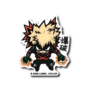My Hero Academia Katsuki Bakugo B-Side Label Sticker Japan Exclusive