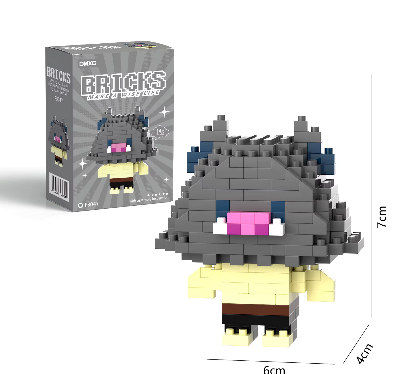 Demon Slayer Inosuke Bricks Make a Wise Life Life Asia Exclusive