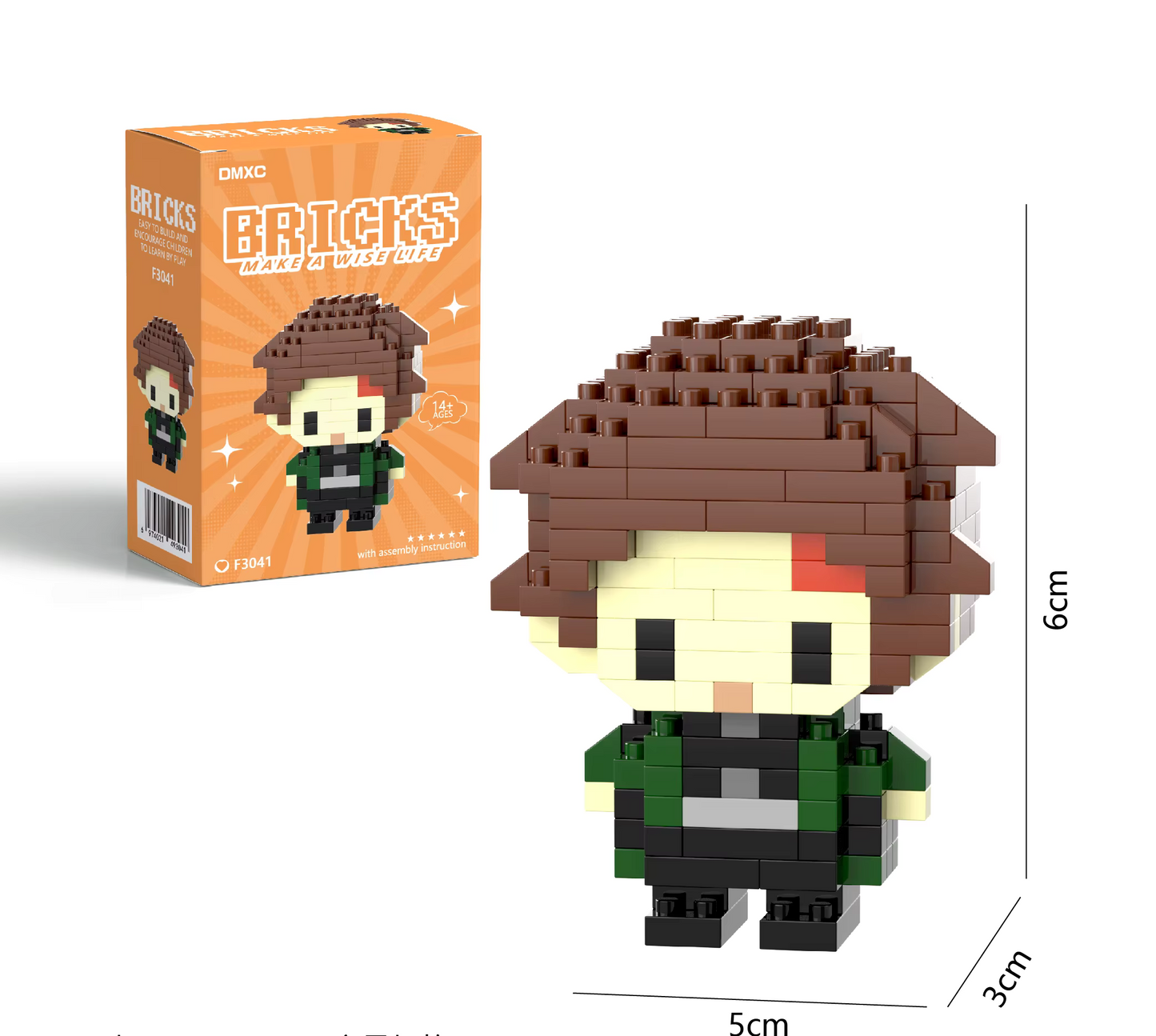 Demon Slayer Tanjiro Kamado Bricks Make a Wise Life Life Asia Exclusive