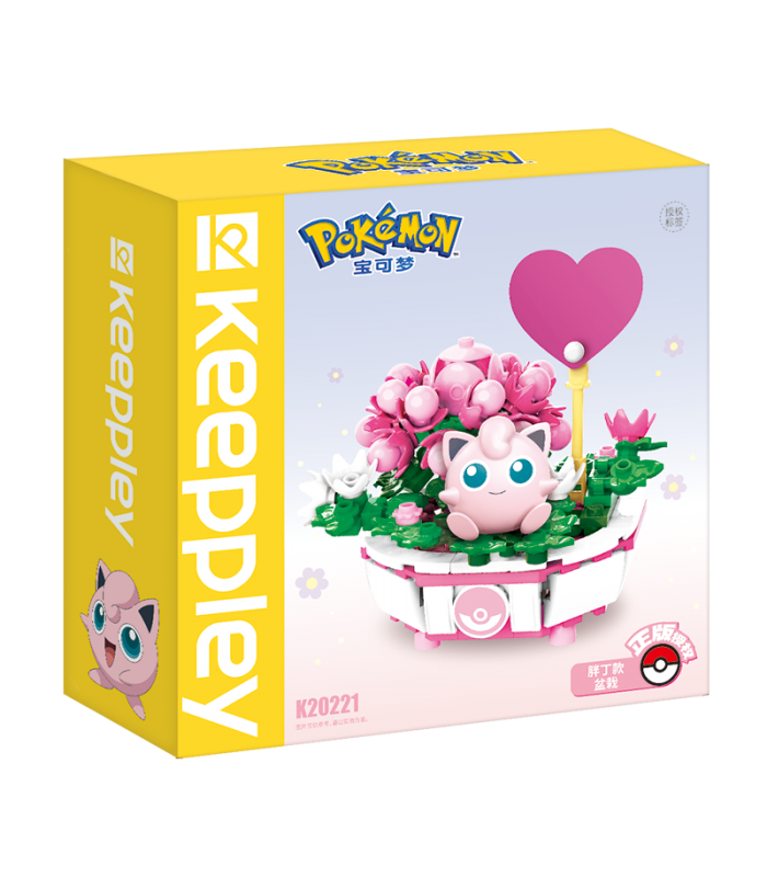 Keeppley Pokemon Jigglypuff Bonsai Building Blocks Set