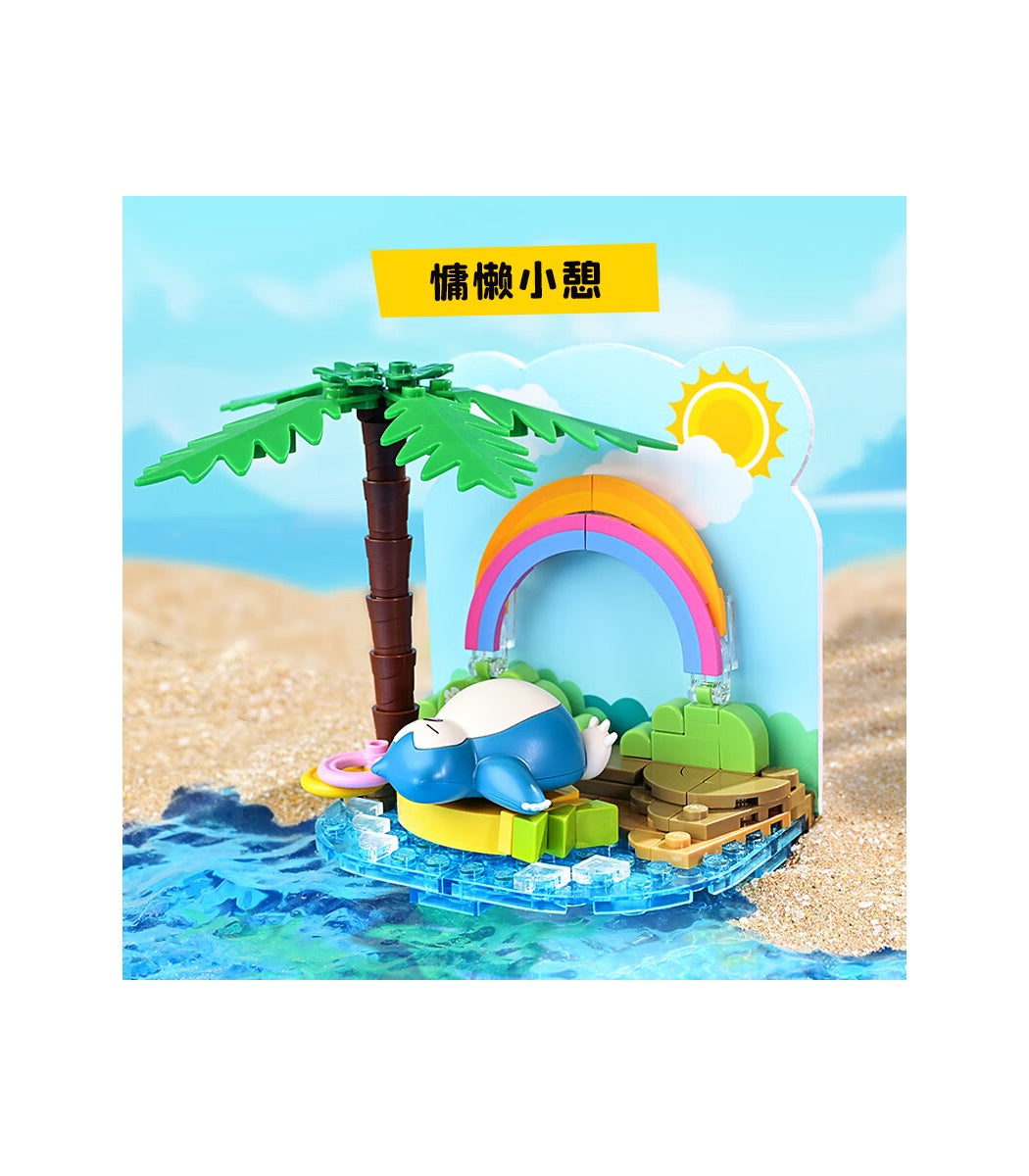 Keeppley Pokemon Snorlax Take a Nap Building Blocks Set