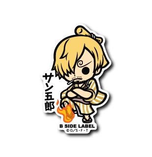 One Piece Sanji B-Side Label Sticker Japan Exclusive