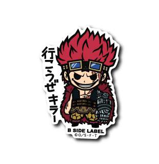 One Piece Kid B-Side Label Sticker Japan Exclusive
