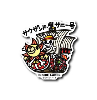 One Piece Thousand Sunny B-Side Label Sticker Japan Exclusive