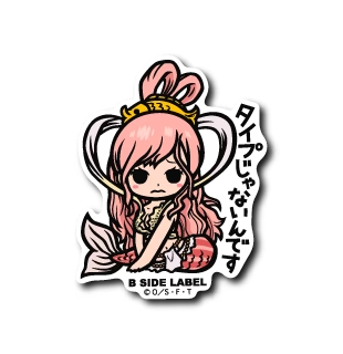One Piece Shirahoshi B-Side Label Sticker Japan Exclusive