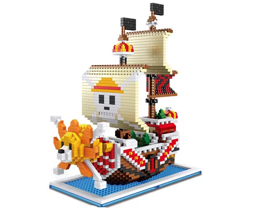 ZMS One Piece Thousand Sunny Building Blocks Set Asia Exclusive