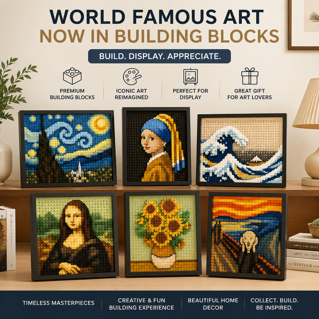 World Famous Art Building Blocks