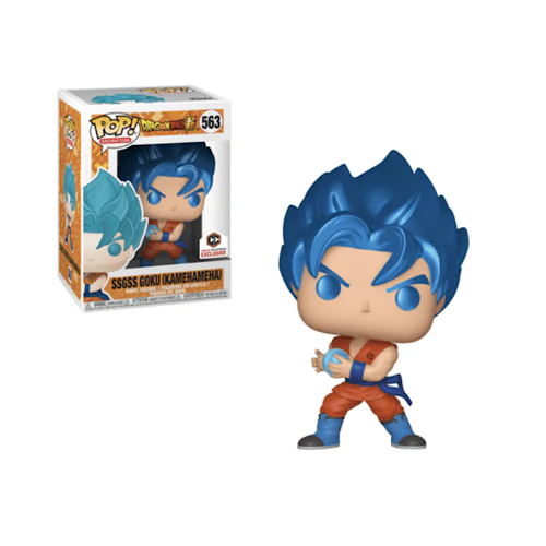 Funko Pop #563 Dragon Ball Super SSGSS Goku (Kamehameha) Chalice Collectibles Exclusive